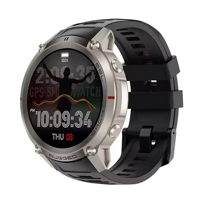 Montre connectée AMOLED avec GPS 6 satellites mondial, pour hommes, sports de plein air, carte hors 