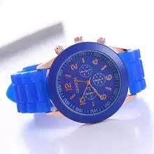 Ensemble de montres à quartz à la mode pour femmes, 14 pièces, bracelet en silicone couleur bonbon, 