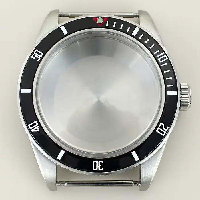 Boîtier de montre de plongée Vintage 38.8mm, verre saphir, revêtement AR pour Seiko NH35 NH36 NH34 N