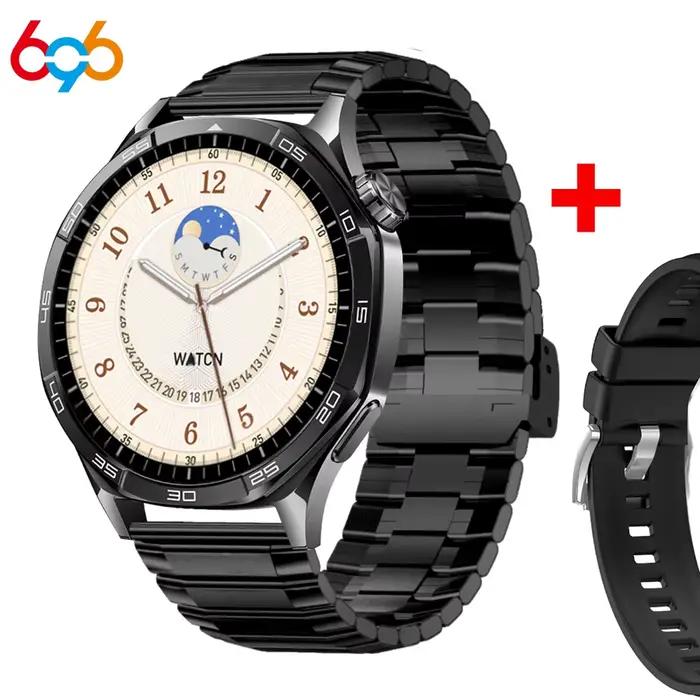 Montre connectée de navigation GPS 1,62 pouces pour hommes et femmes, avec boussole, musique, appels
