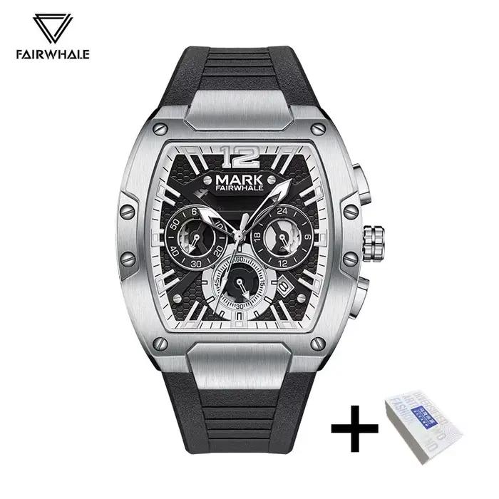 Montres de sport de luxe pour hommes, marque FairAndorra, date automatique, horloges, mode, montre-b