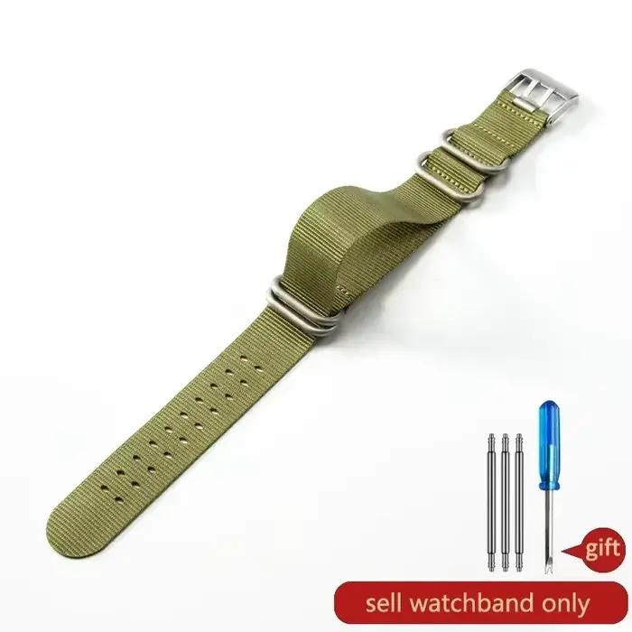 Bracelet de montre en nylon perlon pour homme, 22mm, 23mm, étanche, sport, pour Shoox 3051, 3150