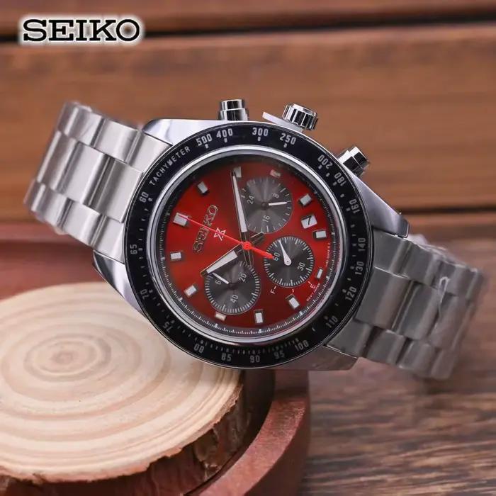 Nouvelle montre à quartz Seiko pour hommes et femmes, mode et loisirs, chronométrage multifonctionne