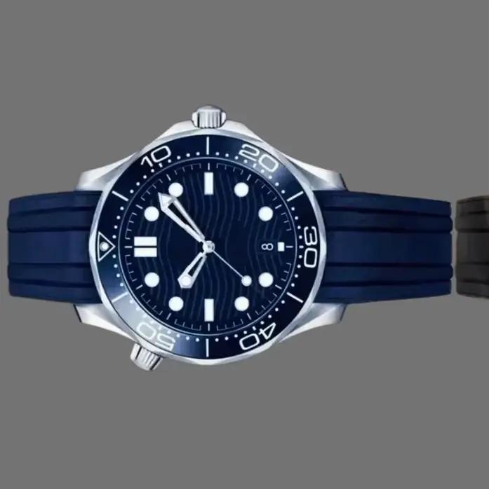 Montre mécanique automatique pour homme 2026A11141mm, acier inoxydable 904L, céramique noire, caoutc