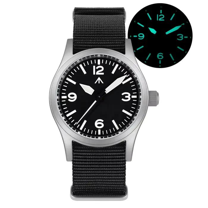 Militado ML24 NOUVEAU Montre pour homme Mouvement à balayage VH31 Montre à quartz Super Luminova BGW