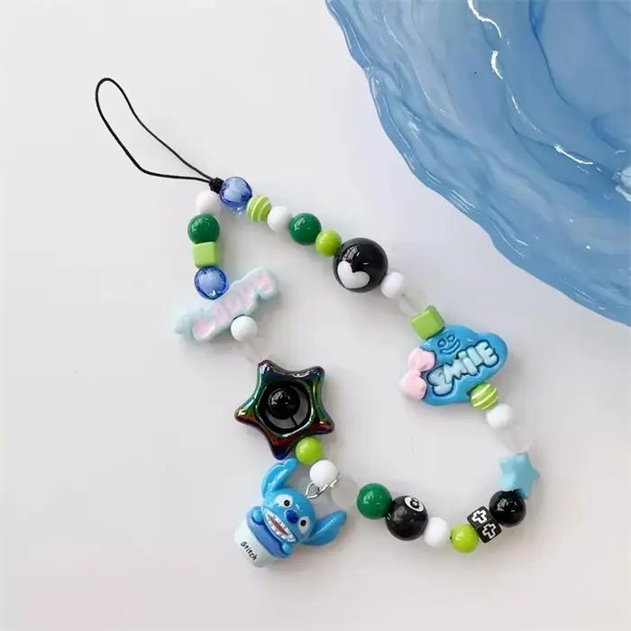 Bracelet de téléphone portable Disney Stitch, lanière pour iPhone Samsung Huawei Xiaomi, étui en per