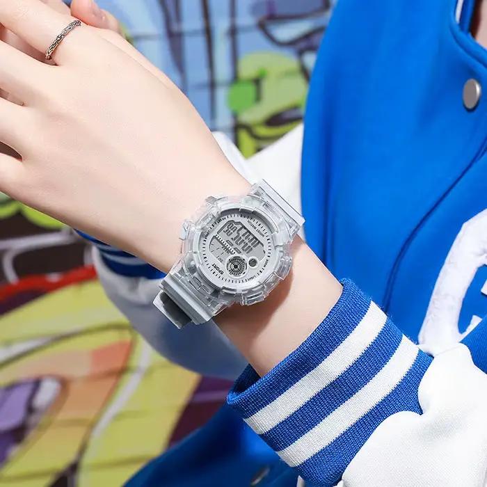 Montre de sport électronique multifonctionnelle pour hommes et femmes, montre-vent pour collège, lyc