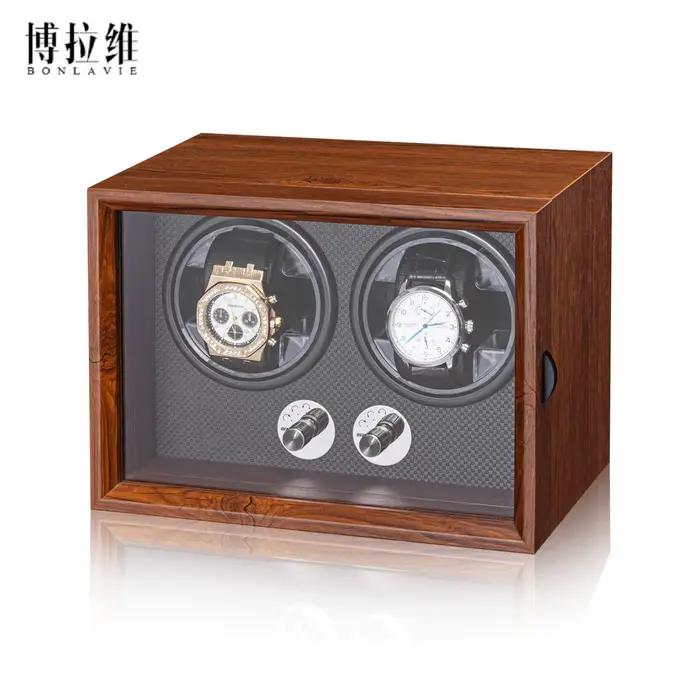 Wanbaozhi – remontoir de montre mécanique, boîte de montre automatique en bois, moteur silencieux, s