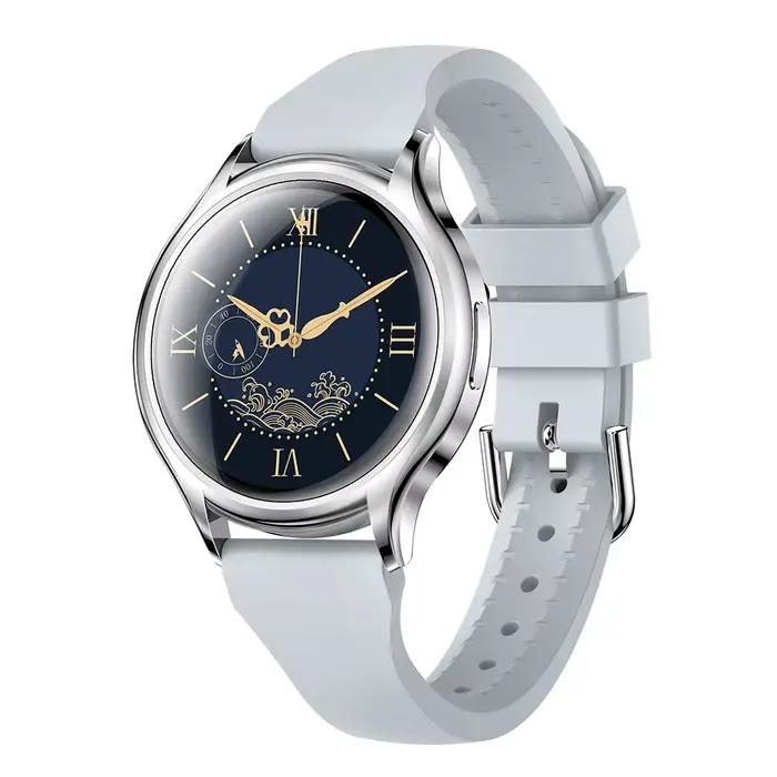 Montre connectée pour femmes, cadeaux, écran tactile complet de 1,27 pouce, montres de sport et de f