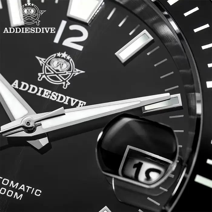 ADDIESDIVE nouvelle montre de plongée cadeau hommes 8215 automatique saphir AR revêtement verre céra