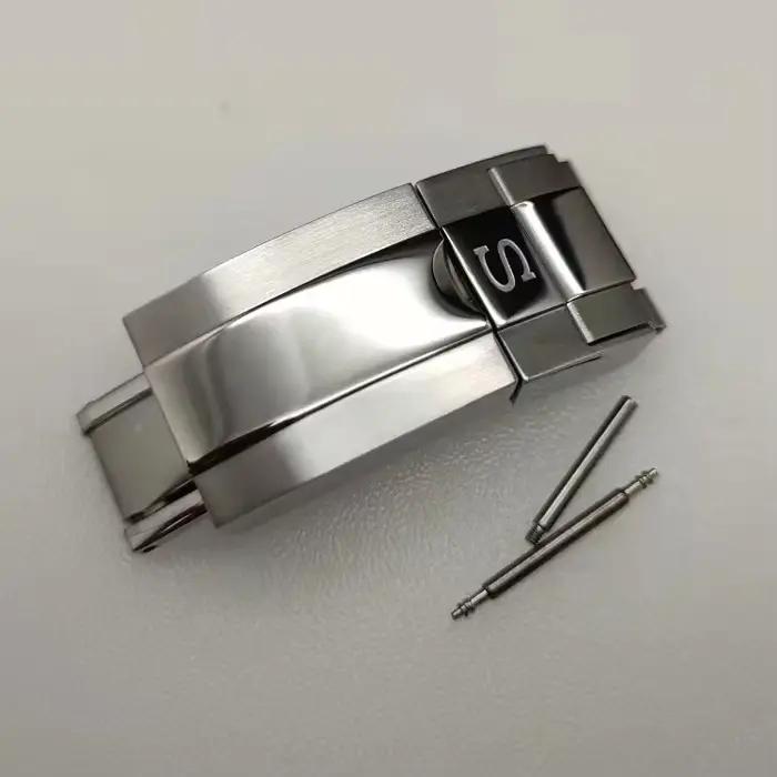 Boucle de montre pour Seiko, boucle en acier S pour bracelet en acier, bracelet ou bracelet en Silic
