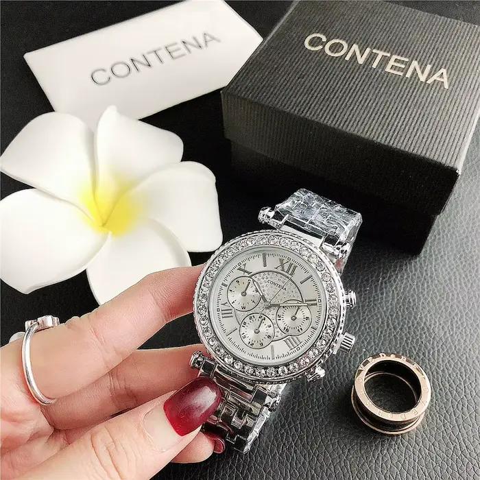 Nouvelle montre-bracelet pour femme, mouvement quartz, style mode et décontracté, résistance aux chocs, fermoir pliant sécurisé, argentée, or et rose