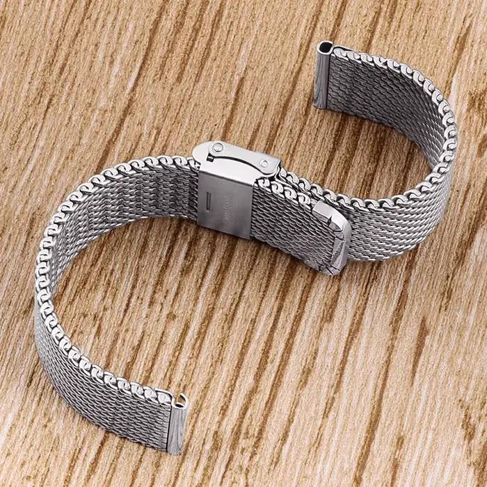 Bracelet milanais à dégagement rapide