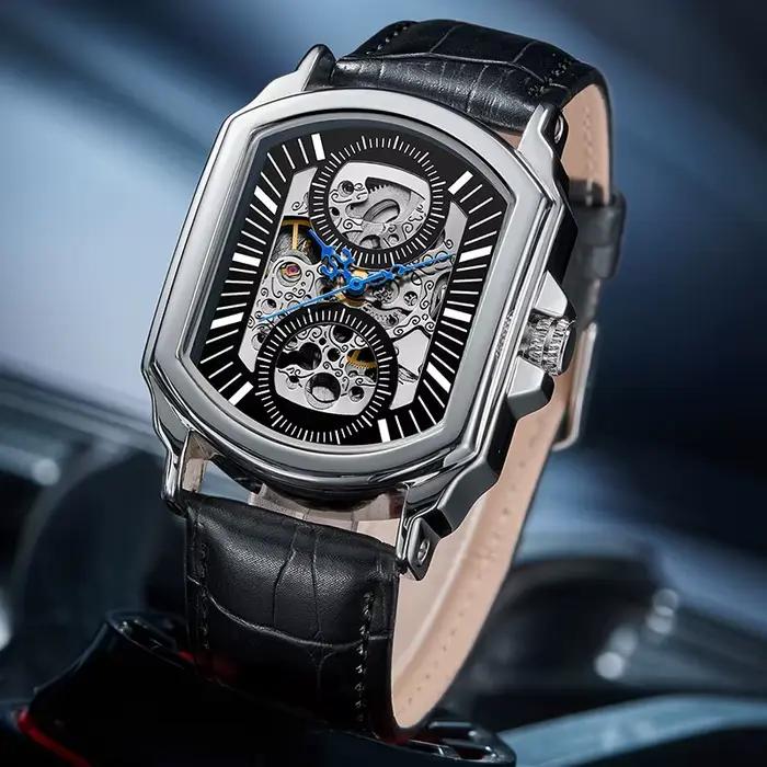 Montres-bracelets mécaniques automatiques étanches pour hommes