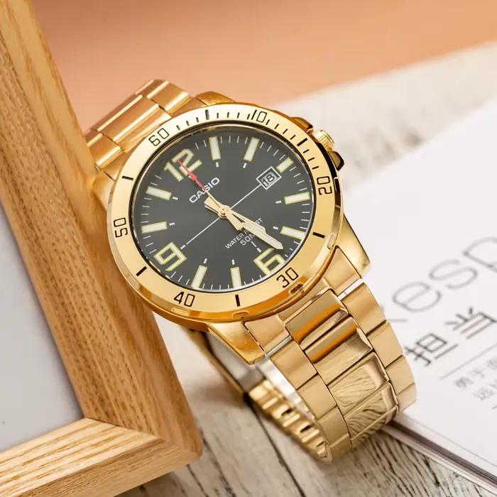 Montre à quartz CASIO MTP-VD01G pour homme