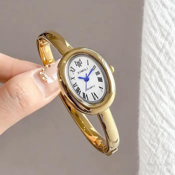 Montre-bracelet pour femme sertie de diamants