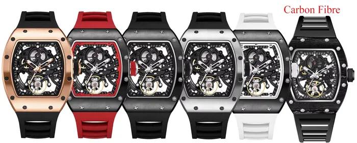 Montre mécanique automatique multifonction décontractée 2026 Skeleton