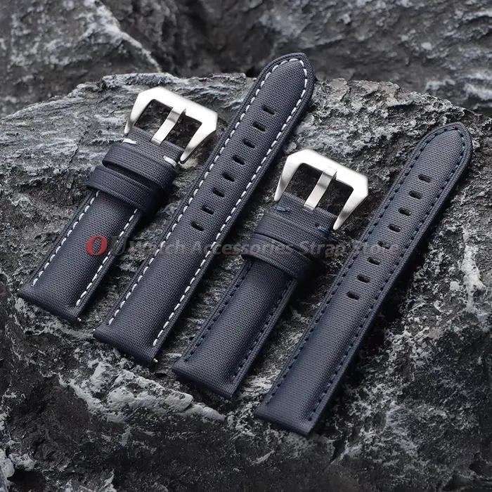 Bracelet de montre en toile de voile de qualité supérieure pour Seiko