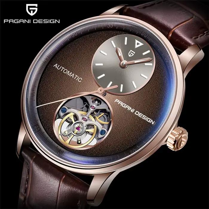 PAGANI DESIGN 2025 nouvelle montre mécanique pour hommes 100M étanche luxe affaires automatique
