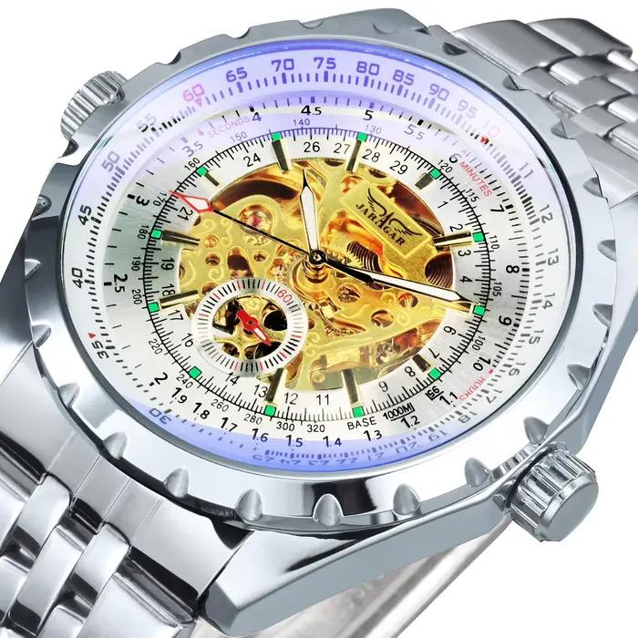 JARAGAR – montre mécanique squelette de sport pour hommes