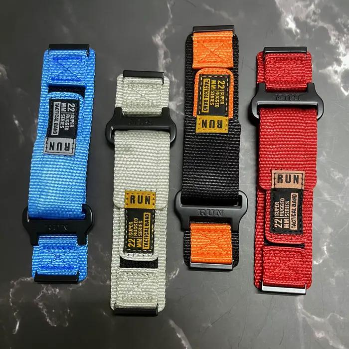 Bracelet à boucle en nylon 24mm pour Suunto7 9baro Spartan Sport élégant confortable à offrir pour homme femme toutes occasions