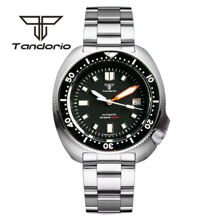 Montre de plongée automatique mécanique pour homme Tandorio 44 mm