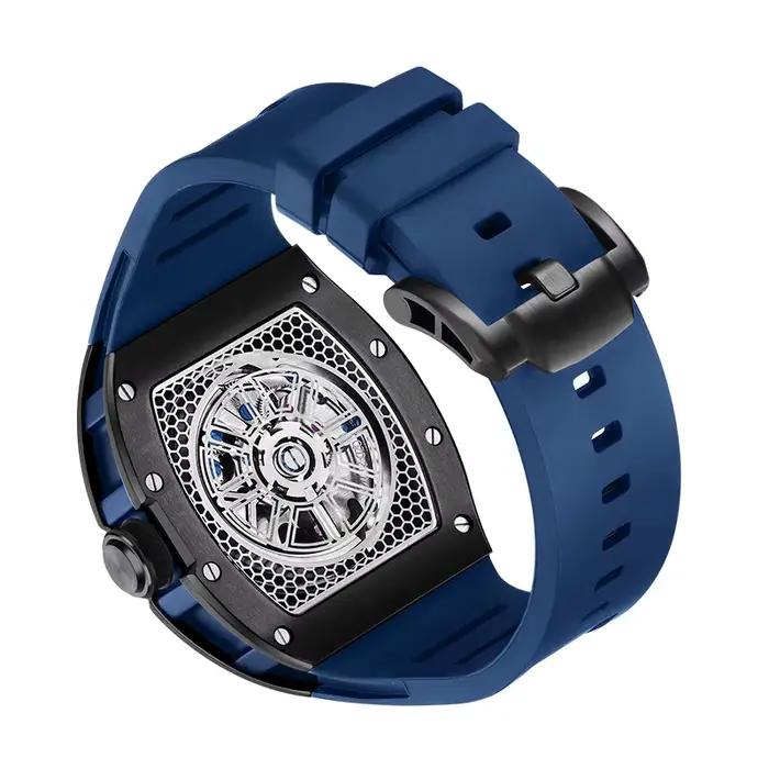 Montre de luxe automatique à tourbillon pour homme