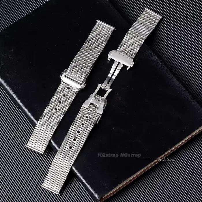 Bracelet de montre milanais en maille pour Omega Seamaster 007