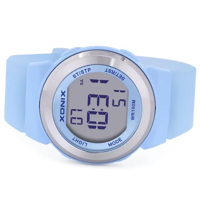 Chaude!!! XONIX Mode Femmes Montres de Sport Étanche 100 m Dames De Gelée LED Montre Numérique De Natation Plongée Main