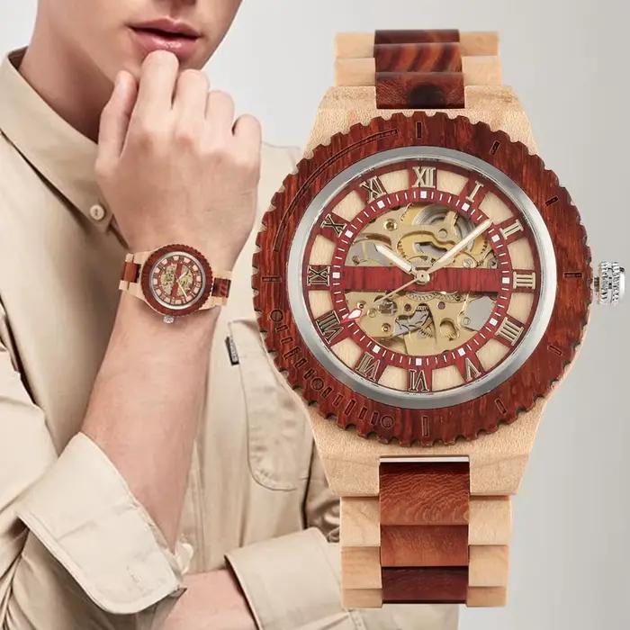 Montre en bois pour hommes