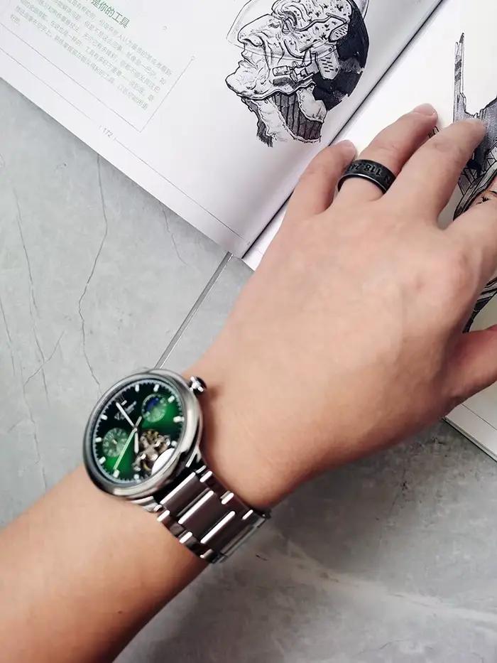 Montre mécanique pour homme de style vintage