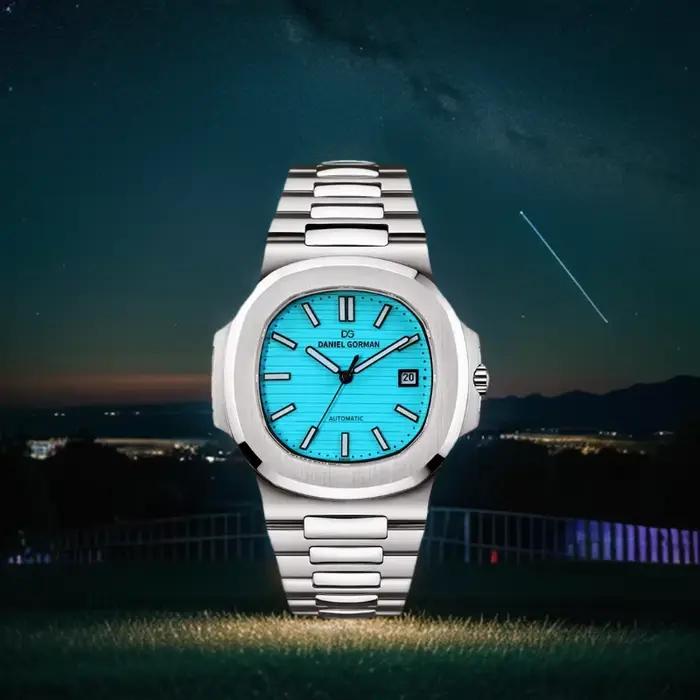 Tiffany – montre automatique bleue