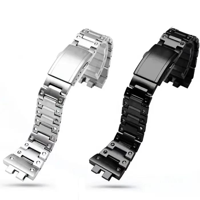 SION L Bracelet de montre en acier inoxydable pour casio g-shock GMW-B5000 GM-B2100