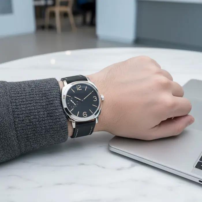 2025 nouveau CORGEUT 42mm classique carré montre mécanique pour hommes ST3600 mouvement verre saphir Sport luxe pilote montre-bracelet reloj