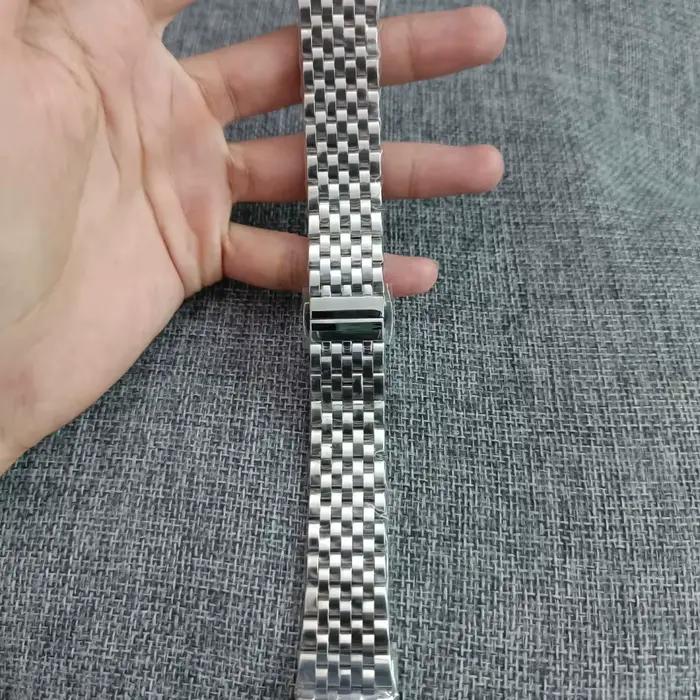 Bracelet de montre Jubilee en acier inoxydable 316 massif de haute qualité