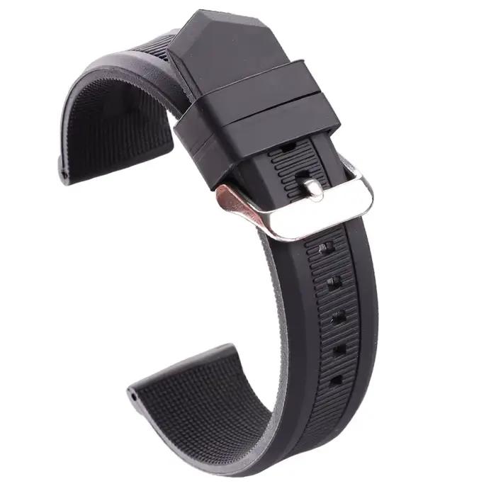 Bracelet de Montre en Caoutchouc de Silicone
