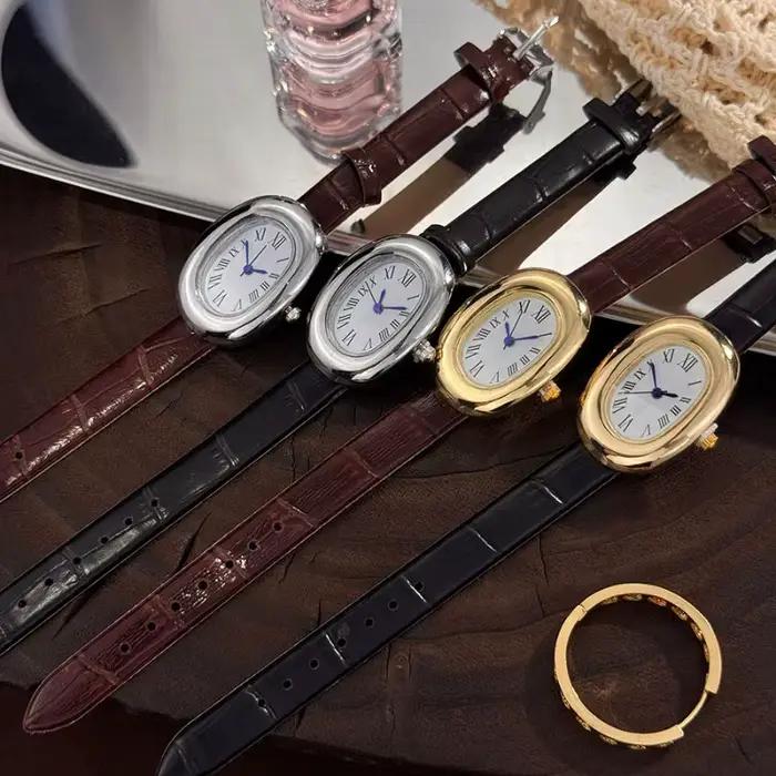 Montre à Quartz ovale pour baignoire