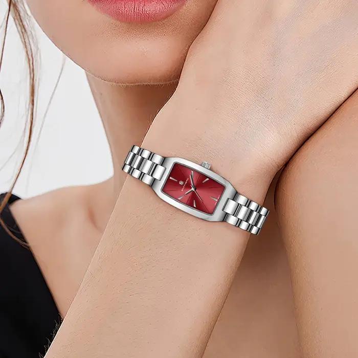 SAPPHERO mode montre pour femme Ultra mince en acier inoxydable