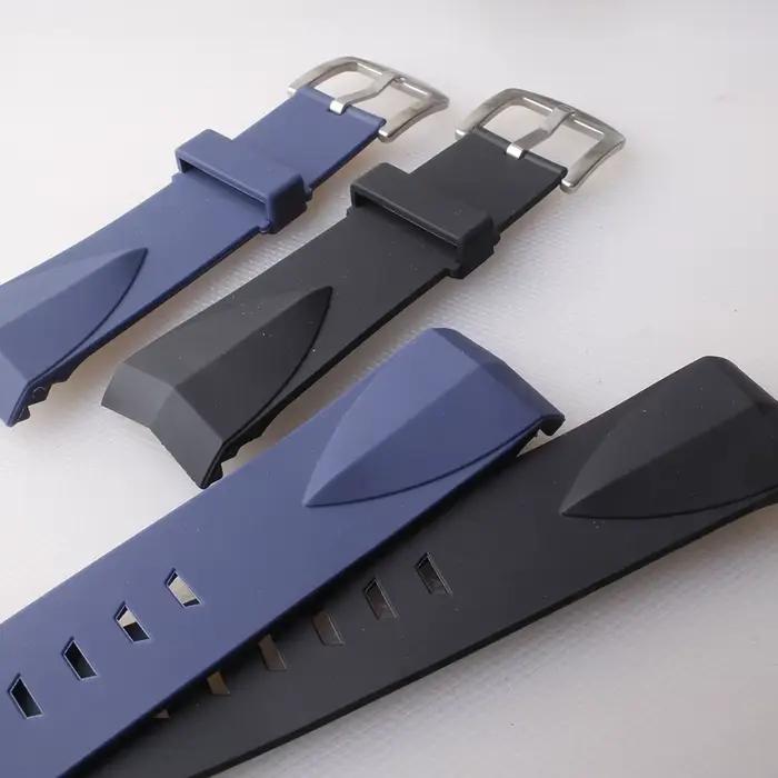 Bracelet de montre en silicone 22mm 24mm pour homme et femme, sportif, résistant à l'eau, adapté aux montres intelligentes, idéal pour toutes les saisons