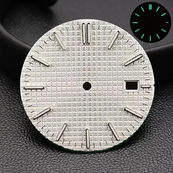 Boîtier de montre PRX Super Player avec anneau argenté, verre saphir, lunette lisse/cannelée, compatible avec les mouvements Seiko NH34, 35, 36, 38, pièces de modification DIY