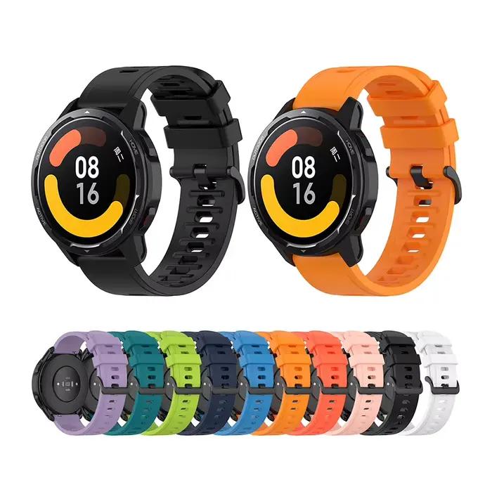 Bracelet en Silicone pour Xiaomi MI Watch S1 Active et Watch Color Multicolore Polyvalent à Offrir Occasions Spéciales
