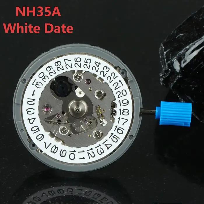 Pour SEIKO NH35 japon mouvement trois aiguilles