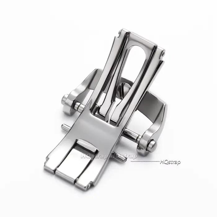 Boucle de montre en acier inoxydable de 18 mm pour Blancpain