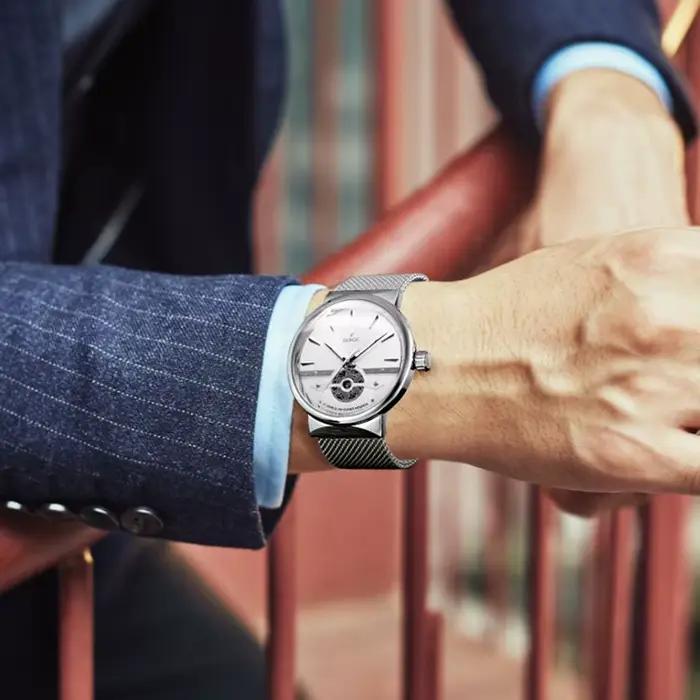 Montre homme mécanique automatique de luxe élégante SKROX originale 2026