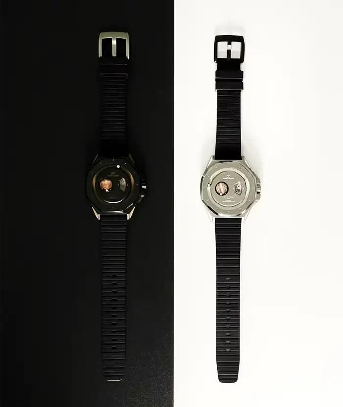 Montre à quartz pour homme Daniel Gorman Gravity Series - Cadran bleu glace Uranus