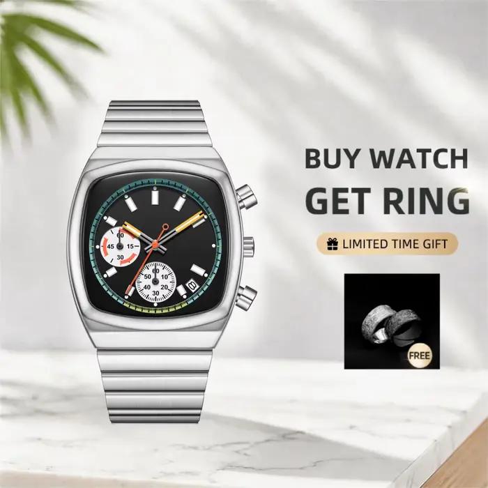 Montre homme CILOA, carrée