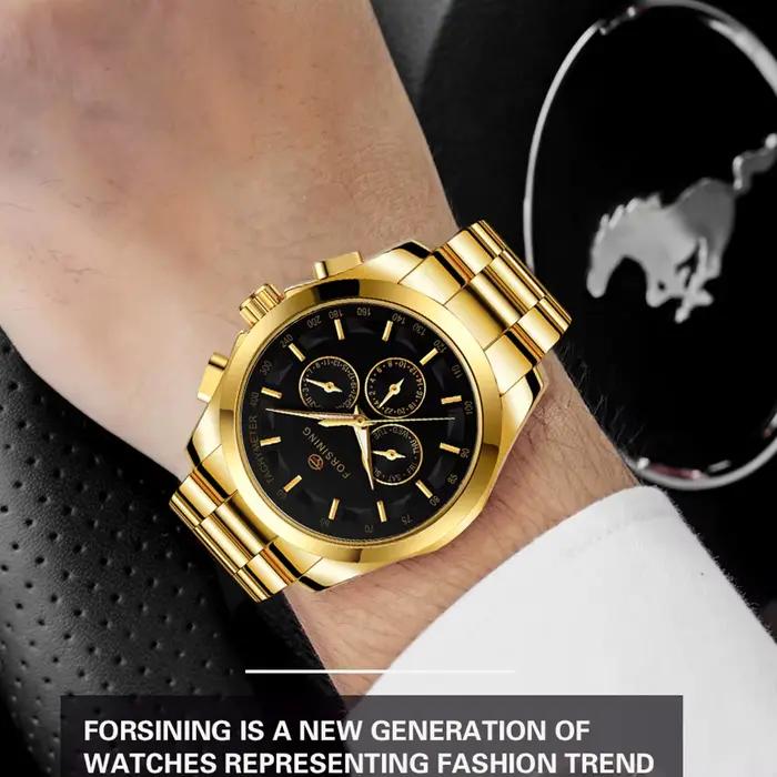 FORSINING – montre mécanique décontractée pour hommes