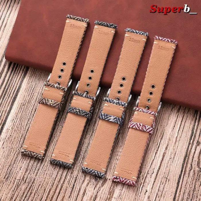 Bracelet en tissu tissé pour Omega pour Seiko