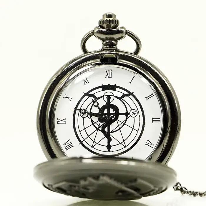 Montre de poche vintage Full Metal Alchemist Edward Elric Cosplay