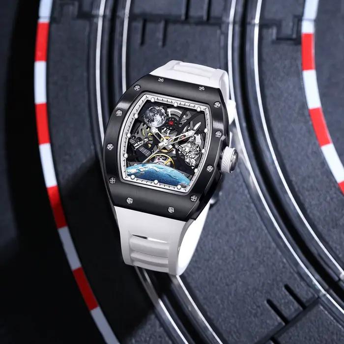 Montre squelette automatique pour homme